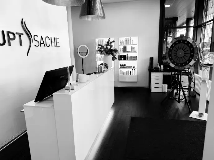 Empfangsbereich des Coiffeursalons in Sursee.